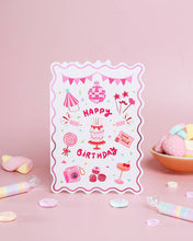 Load image into Gallery viewer, Happy Birthday Pink | Greeting Card | Birthday Card | Pretty