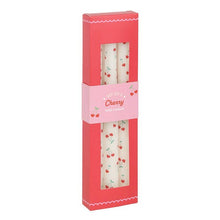 Load image into Gallery viewer, Set of 3 Love Heart Cherry Valentine Taper Candles