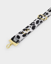 Load image into Gallery viewer, Grey leopard Canvas Bag Strap