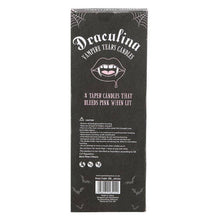 Load image into Gallery viewer, Set of 4 Gothic Pink Vampire Tears Bleeding Halloween Taper Candles