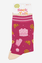Load image into Gallery viewer, Women's Bamboo Socks - Raspberry/Light Pink, Baking: UK 3-7 | EU 36-40 | US 5-9
