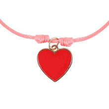 Load image into Gallery viewer, Besties Heart Charm Valentine&#39;s Day Friendship Bracelets