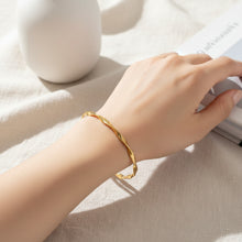 Load image into Gallery viewer, Tarnish Resistant Twisted Open Bangle