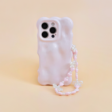Load image into Gallery viewer, Beaded Phone Strap - Hearts &amp; Bows