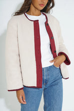 Load image into Gallery viewer, Borg Reversible Jacket in Berry