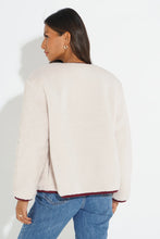 Load image into Gallery viewer, Borg Reversible Jacket in Berry