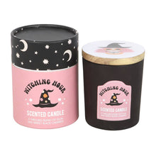 Load image into Gallery viewer, Witching Hour Plum and Black Cherry Halloween Candle