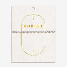 Load image into Gallery viewer, Sparkle Chain Anklet Silver