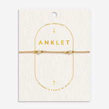 Load image into Gallery viewer, Pearl Anklet Gold