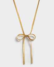 Load image into Gallery viewer, Amelie Waterproof Gold Bow Necklace