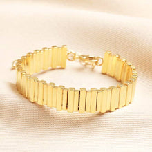 Load image into Gallery viewer, Asymmetrical Layered Bar Bracelet in Gold