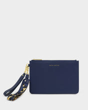 Load image into Gallery viewer, Midnight blue Hallie Wristlet Pouch