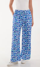 Load image into Gallery viewer, BLUE LEOPARD PRINT CULOTTE TROUSER