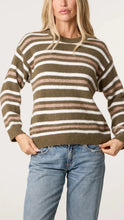 Load image into Gallery viewer, Khaki Stripe Jumper