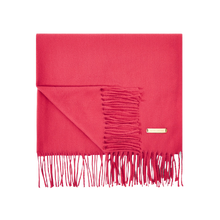 Load image into Gallery viewer, Fuchsia Pink Blanket Scarf