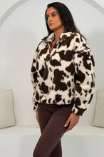 Load image into Gallery viewer, Mimi Cow Print Fleece