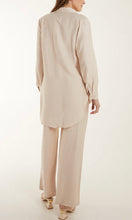 Load image into Gallery viewer, STONE LIGHTWEIGHT SHIRT &amp; WIDE LEG TROUSER CO-ORDS