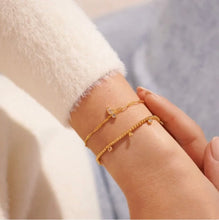 Load image into Gallery viewer, Joma Jewellery - Stacks Of Style: Gold Organic Shape Bracelet Set Of 2