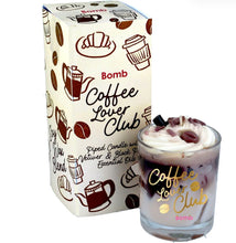 Load image into Gallery viewer, Coffee Lover Club Piped Candle