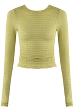 Load image into Gallery viewer, Textured Ruched Side Tops