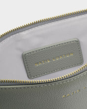 Load image into Gallery viewer, Graphite green Hallie Wristlet Pouch