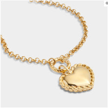 Load image into Gallery viewer, 'Love' Waterproof Gold Heart Bracelet