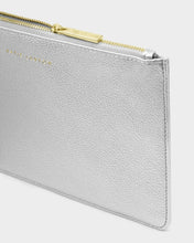 Load image into Gallery viewer, Silver Hallie Wristlet Pouch