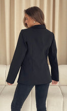 Load image into Gallery viewer, Stevie Classic Fitted Blazer Black