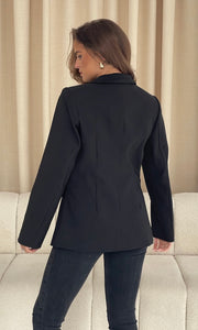 Stevie Classic Fitted Blazer Black