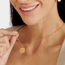 Load image into Gallery viewer, &#39;Luck&#39; Waterproof Gold Antique Coin Necklace