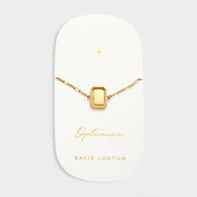 Load image into Gallery viewer, &#39;Optimism&#39; Waterproof Gold Spinning Amulet Bracelet