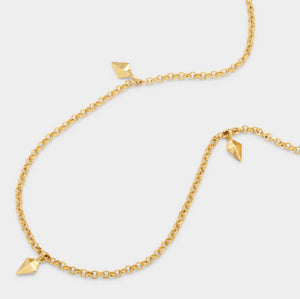 Estee Waterproof Gold Charm Choker