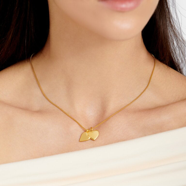 Bridesmaid' Waterproof Gold Bridal Charm Necklace