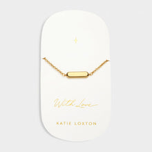 Load image into Gallery viewer, &#39;With Love&#39; Waterproof Gold Signet Bracelet