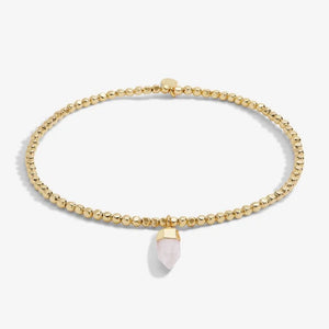 Rose Quartz Crystal Anklet