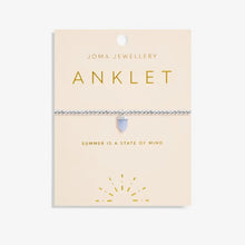 Load image into Gallery viewer, Blue Agate Crystal Anklet