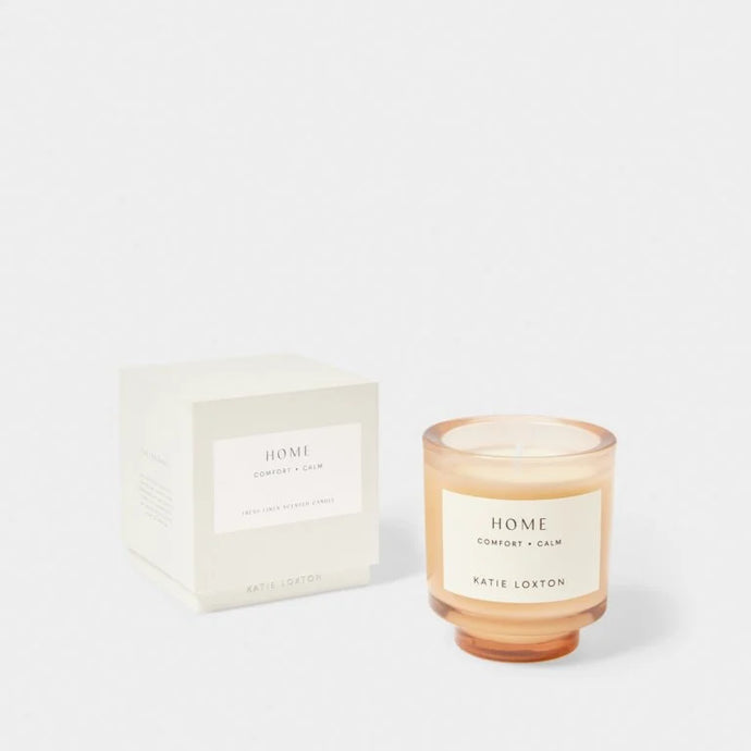 Sentiment Candle ‘Home' - Fresh Linen