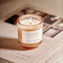 Load image into Gallery viewer, Sentiment Candle &#39;Birthday&#39; -English Pear and White Tea