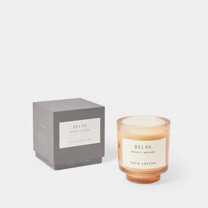 Sentiment Candle 'Relax’- English Pear and White Tea