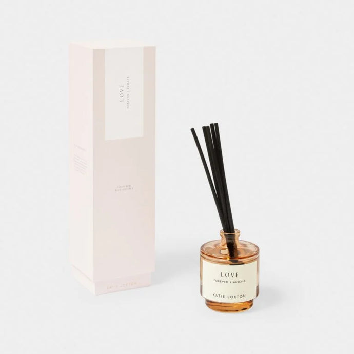 Sentiment Reed Diffuser 'Love' - Peach Rose and Sweet Mandarin
