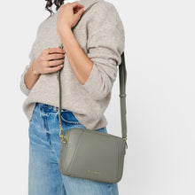 Load image into Gallery viewer, Graphite green Hana cross body bag