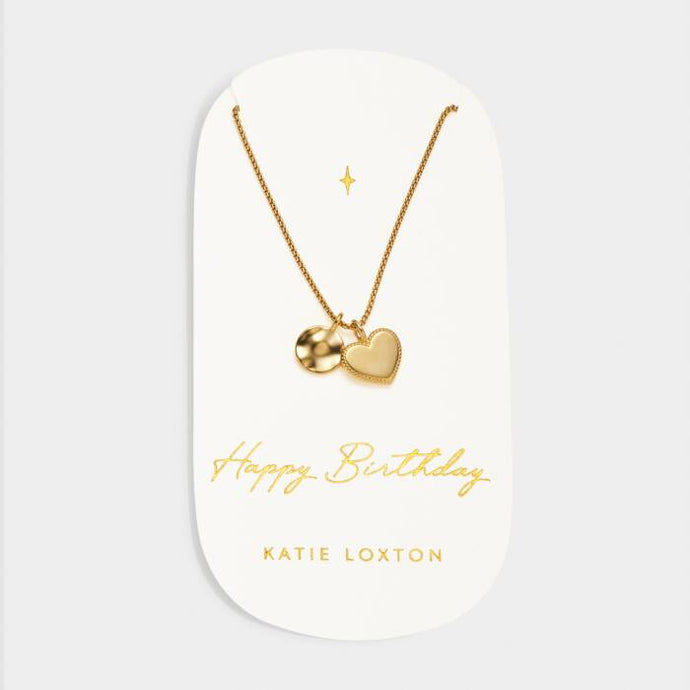 Katie Loxton Happy Birthday Necklace