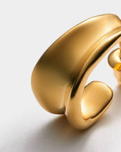 Load image into Gallery viewer, Molten Luxe Waterproof Gold Hoop Earrings