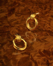 Load image into Gallery viewer, Demi Waterproof Gold Oversized Stud Earrings