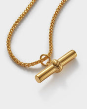 Load image into Gallery viewer, Themis Waterproof Gold T-Bar Bracelet