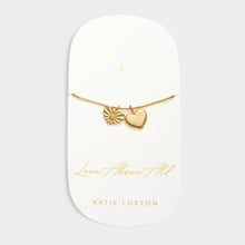 Load image into Gallery viewer, &#39;Love Above All&#39; Waterproof Gold Charm Bracelet