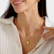 Load image into Gallery viewer, &#39;Optimism&#39; Waterproof Gold Spinning Amulet Necklace