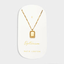 Load image into Gallery viewer, &#39;Optimism&#39; Waterproof Gold Spinning Amulet Necklace