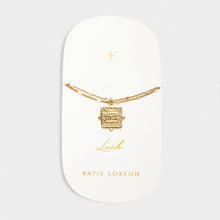 Load image into Gallery viewer, &#39;Luck&#39; Waterproof Gold Antique Coin Bracelet
