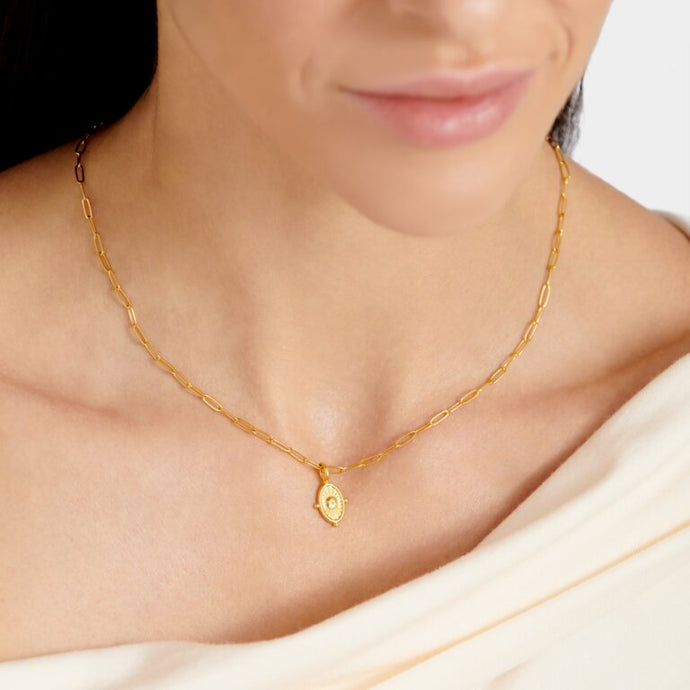Talis Waterproof Gold Charm Necklace